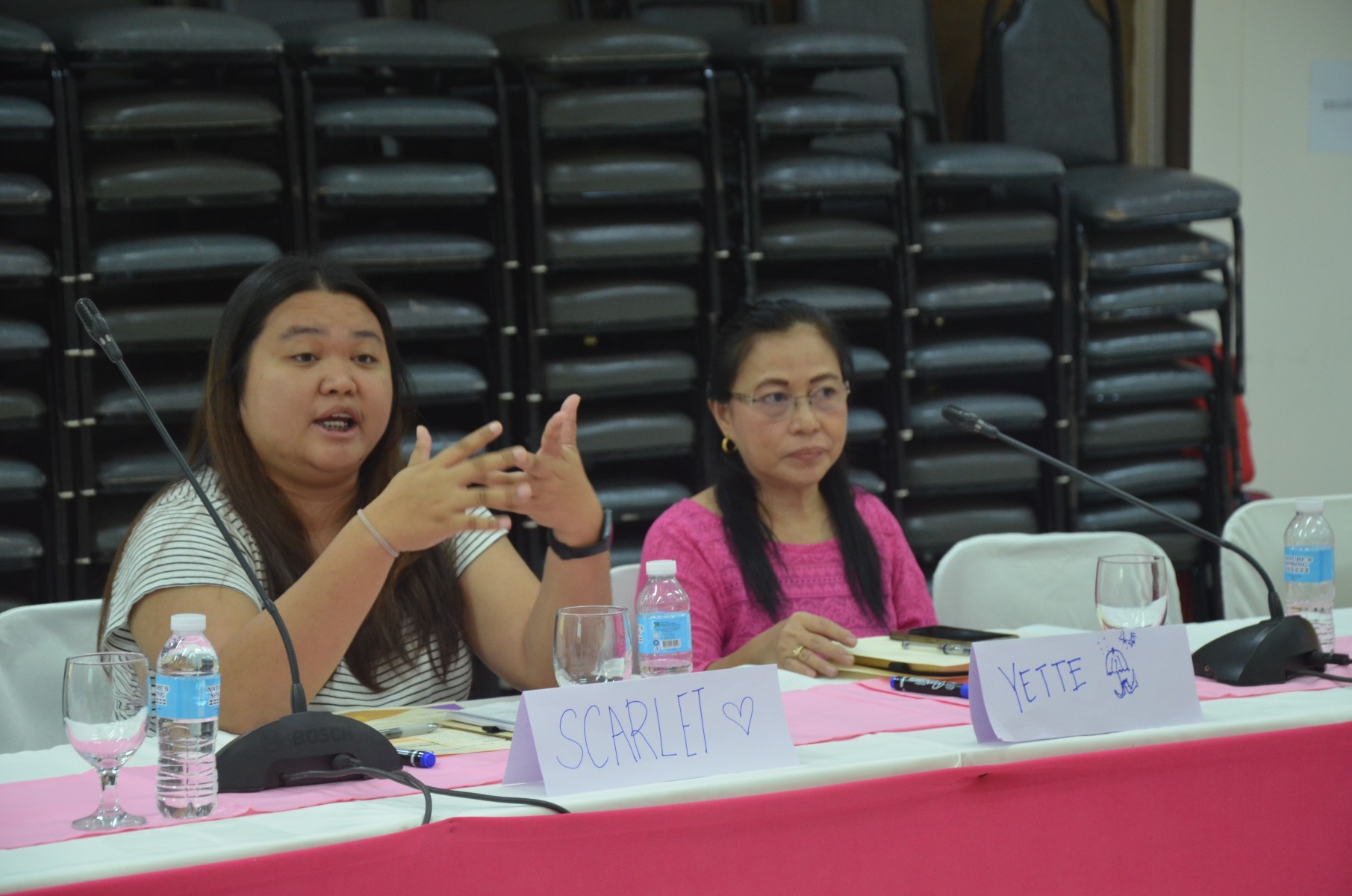 Mary Scarlet T. Bulosan & Mariette T. Megabon